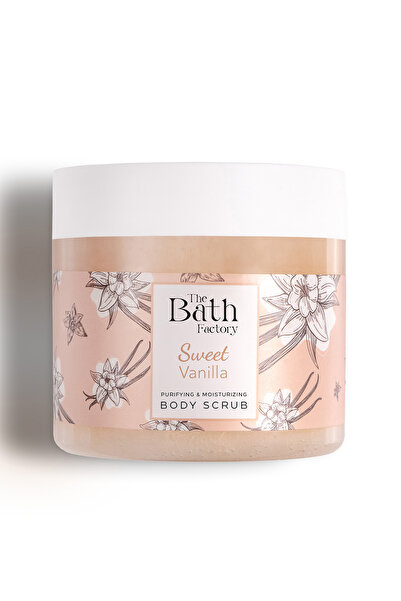 THE BATH FACTORY Nemlendirici Ve Arındırıcı Vücut Peelingi - Vanilya Aromalı 300gr