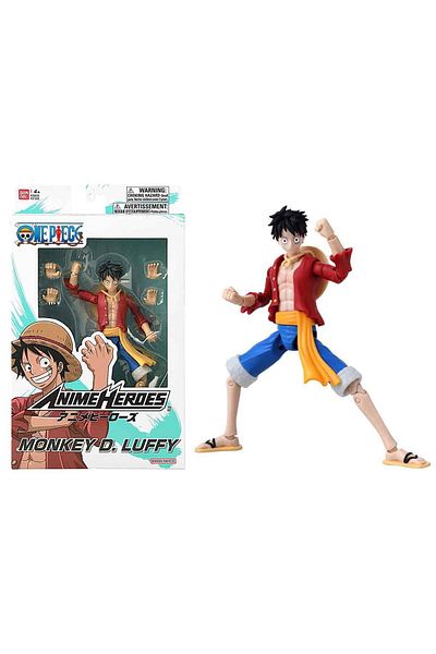 Anime Heroes One Piece Monkey D. Luffy Articulated Figure 16 cm