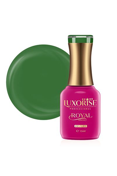 LUXORISE Oja semipermanentă Royal Collection LUXORISE, Verde Regal 15ml