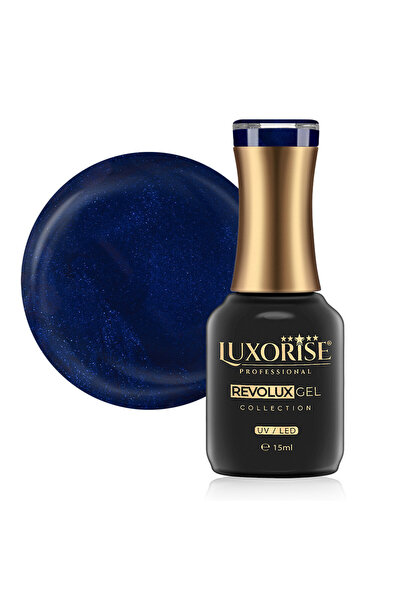 LUXORISE Полуперманентен лак за нокти Revolux, индиго ефект 15 мл