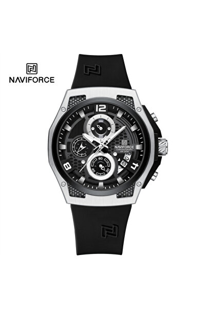 Choice ساعة SBB NAVIFORCE للرجال أصلية فاخرة عالية الجودة بحزام سيليكون مقاوم...