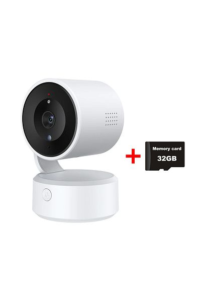 PEGATAH Eu plug 5MP Add 32G Card Tuya 5MP One-touch Call Indoor Baby Monitor WiFi PTZ Camera Auto Tracking C