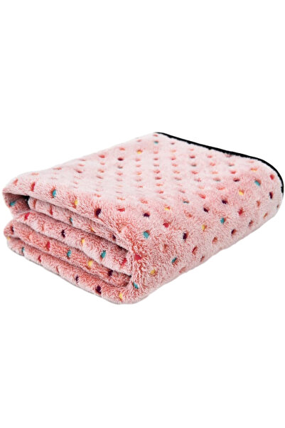 Choice بطانية ناعمة منفوشة للحيوانات الأليفة وردية اللون مقاس S-40x60 سم، بنم...