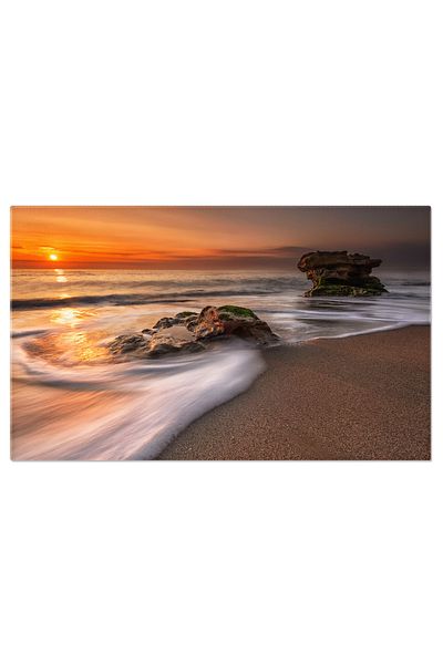 StoryGift Romania Tablou Canvas: Peisaje De Vis La Mare - Rasarituri Si Apusuri Idilice