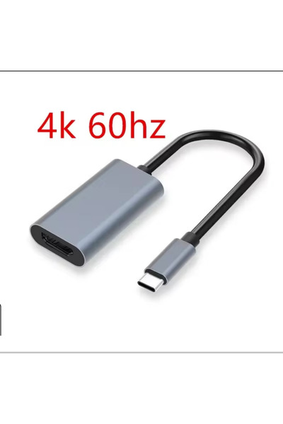 Choice محول 4K 60Hz قطعة واحدة من النوع C إلى HDMI 4K، كابل محول USB-C USB3.1...