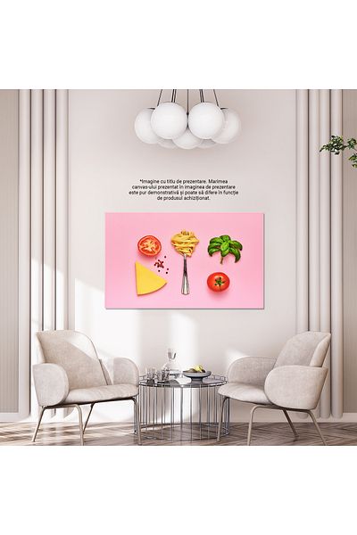 StoryGift Romania Tablou Canvas Paste Un Deliciu Culinar Clasic, Perfect Pentru Un Pranz Sau O Cina Italiana Aut