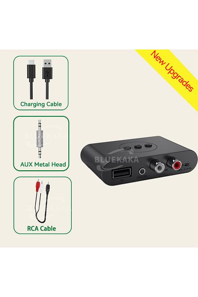 Choice With RCA New NFC Bluetooth 5.3 Music Stereo Receiver Car Hands Free Support USB Flash Drive Playback