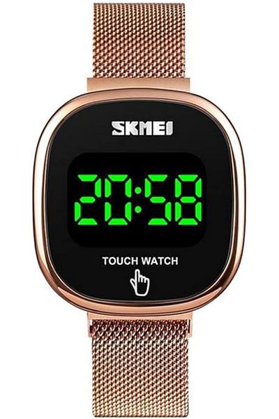 fulina Digital Watch, Touch Screen LED Display, Waterproof Stainless Steel, Suitable for Business Office