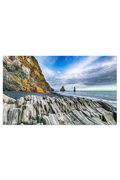 StoryGift Romania Tablou Canvas Peisaj Cu Formatiuni De Stanca De Bazalt Trol...