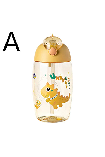 Choice 600ml Yellow JIRO 600ML Children's Water Bottle For School Portable Ca...