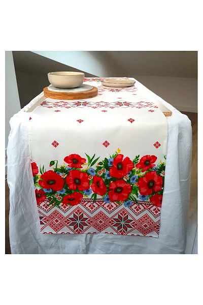 Kotonia Home Față de masă decorativă Kotonia Home - Rustic, 100% bumbac, 45x150 cm, T12
