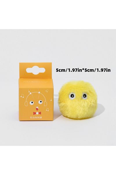 Choice 1pc yellow 1/3Pcs Interactive Ball Smart Cat Dog Toys Plush Electric Catnip Training Toy Kitten Touc