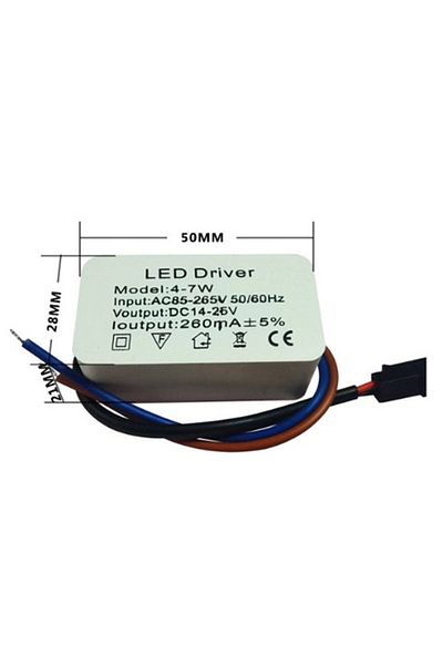 Choice 4 7W LED Driver 1-3W,3-5W,4-7W,8-12W,12-18W,18-24W Light Transformer Constant Current Power Adapter