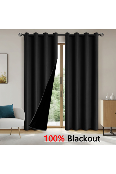 Choice غطاء علوي بحلقة معدنية عرض 100 سم × ارتفاع 200 سم، قطعة واحدة باللون ا...