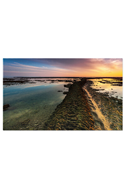 StoryGift Romania Tablou Canvas Plaja Corrales Din Rota, Cadiz Peisaj Spectac...