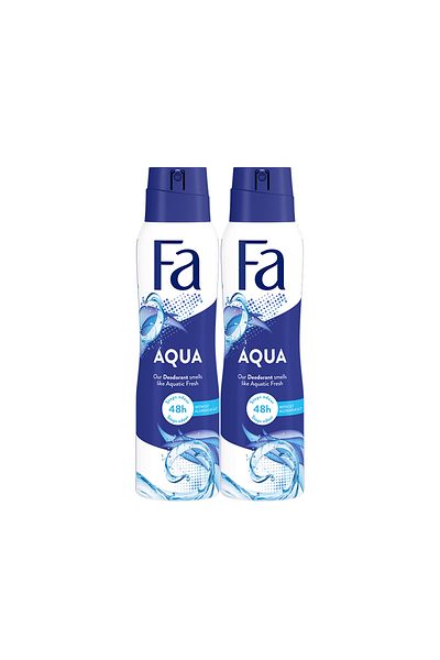 Fa Aqua Deodorant Spray Value Pack 2 x 150 ml