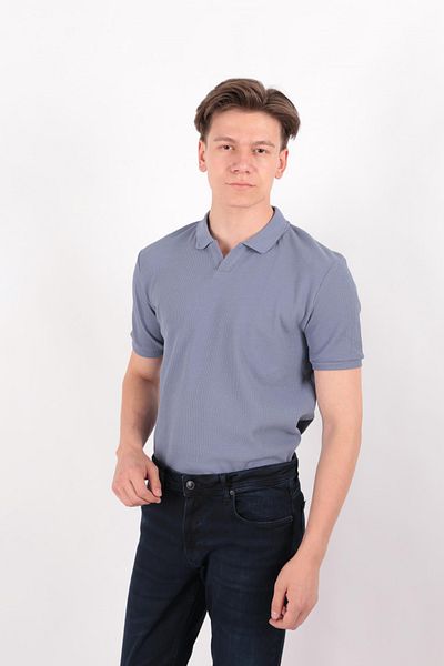 Diandor Tricou - Albastru - Regular fit