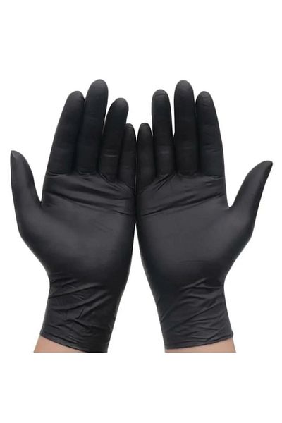 Choice XL Black-20PCS 20/50/100PCS Disposable Black Nitrile Gloves for Household Use Latex Free Powder Free