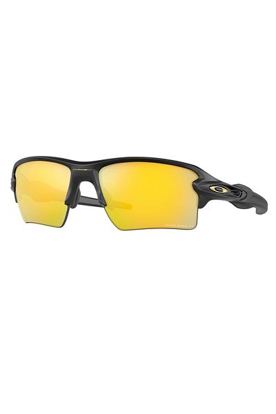 Oakley Ochelari de soare polarizați pentru bărbați Oo9188 9188b3, negri, dreptunghiulari, 59 mm