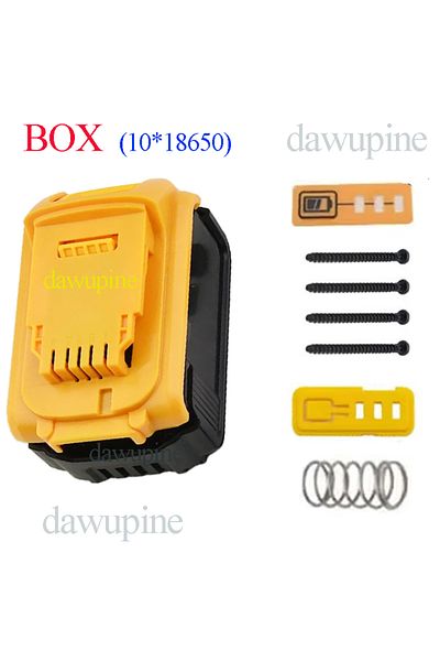 Choice For DeWalt Tool Accessories Li-Ion Battery Plastic Case For XR 18V 20V DCB183 DCB203 DCB204 DCB20...