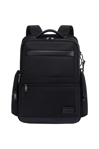 JOLAR. Unisex business backpack, separate compartment for 15.6 inch laptop, with USB TYPE-C port, JOLAR.