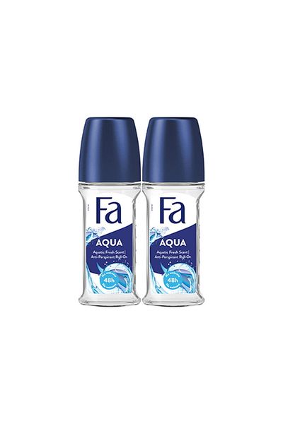 Fa Aqua Anti-Perspirant Roll On 2 x 50 ml