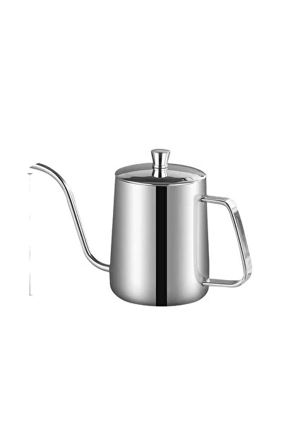 Choice غلاية قهوة فضية 1 قطعة - 350 مل، وعاء قهوة بفوهة، وعاء قهوة بفوهة، صان...