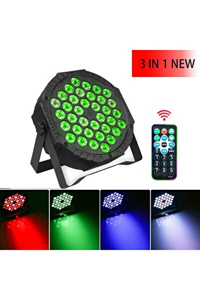 Choice قابس الاتحاد الأوروبي 36 LED مرحلة كاملة الألوان تأثير إضاءة مسطحة RGB...