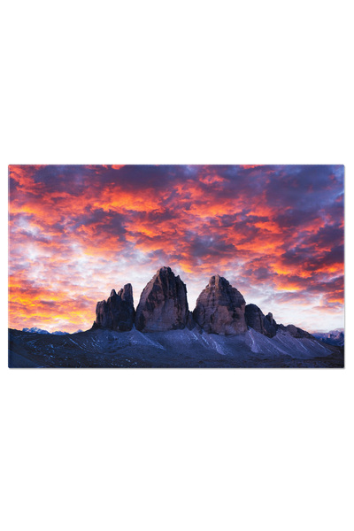 StoryGift Romania Tablou Canvas Vedere Incredibila A Celor Trei Varfuri Ale L...