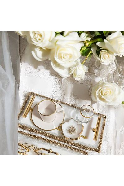 Home Epoxy Promise Engagement Tray, Groom Coffee Tray, Promise Decoration