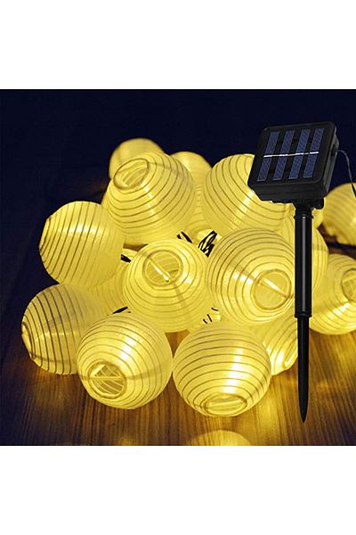 Choice 6.5m Lantern String Lamp Solar String Lights 10/20/30 Led Outdoor Waterproof Christmas Garland Lante