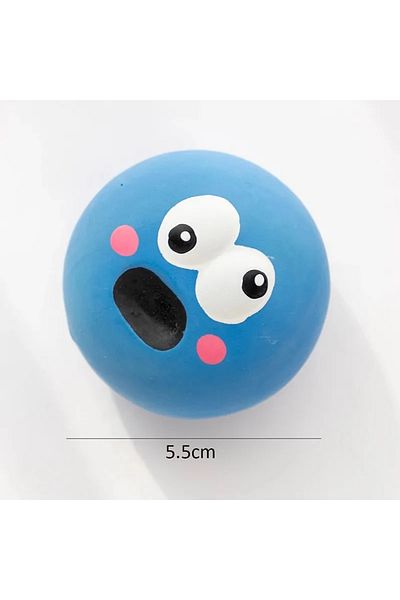 Choice Blue Pet Squeaky Toys Pet Ball Toys Dog Chewing Rubber Ball Cleaning Tooth Dog Chew Toy For Dogs Bit