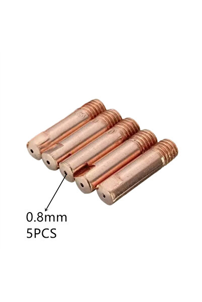 choice2 0.8mm 5pcs 25mm/ 0.98" For MB-15Ak 14ak MIG/MAG Welding Torch Gas Noz...
