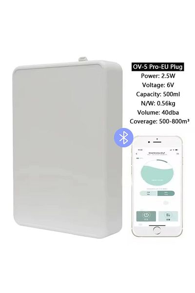 Choice Bluetooth-EU Plug Coverage 500m³ Smart Essential Oil Diffuser Bluetooth App Control Wall Mounted Aro