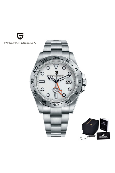 Choice Silver White V2 2024 PAGANI Design New Men's Automatic Mechanical Watc...