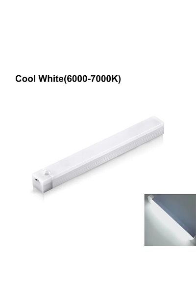 CENSHION White Light 10CM LED Bar Lights Type C Rechargeable Motion Sensor Dimmable Detector Night Light Port