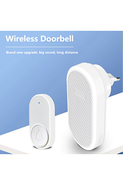 Choice1 EU Plug 1 Bell 1 button Wireless Doorbell Smart Home 200m Long Distan...
