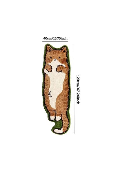 Mairuige 40x120cm Non-slip Long Floor Mat Fluffy Soft Bedroom Bedside Rugs Nordic Cartoon Carpet For Kids Roo
