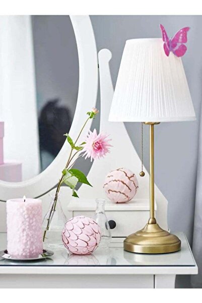 ARSTID Table Lamp White/Gold 55cm