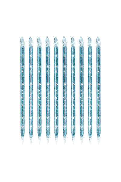 SensoPRO Milano Притискачи за кожички, прозрачно сини - комплект от 100 броя