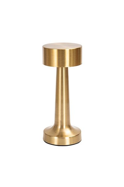 Choice Golden Rechargeable Retro Table Lamp Metal Touch Decor for Bar Coffee Table Restaurant Decoration Li