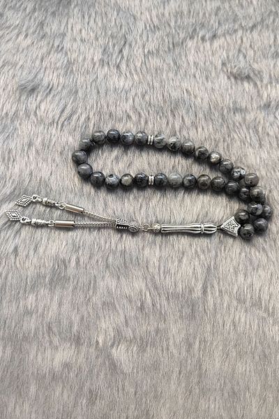 Chavin 8 mm Labradorite Stone Natural Stone Rosary Ey09
