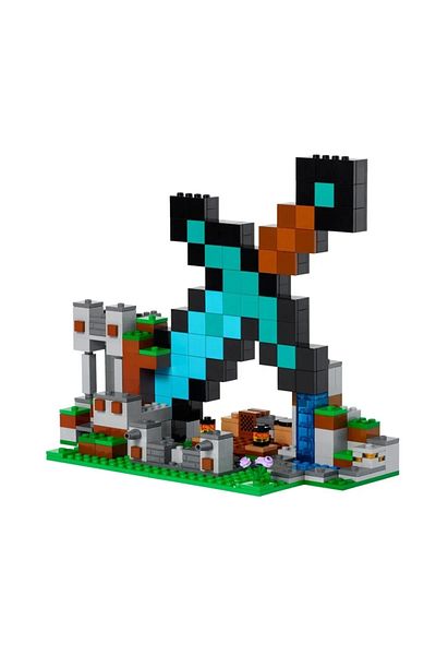 Choice NO BOX 88004 MINISO 427pcs Treasured Sword Model Building Blocks Sword Outpost Bricks Diy Toys For C