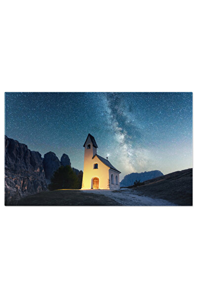 StoryGift Romania Tablou Canvas Priveliste Incredibila A Mici Capele Iluminat...