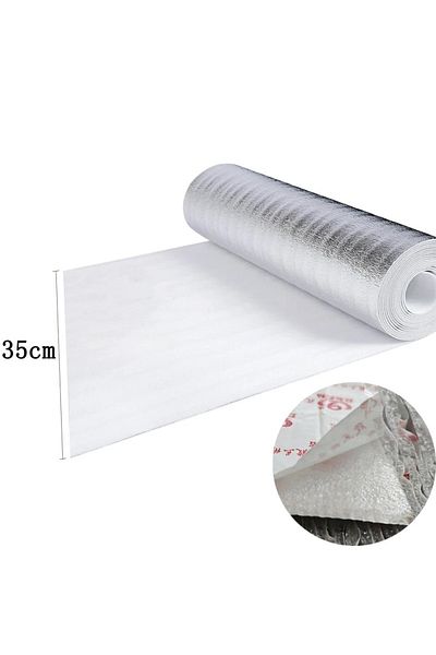 Choice Length 5M -Width35cm 10M Oversized Self-adhesive Aluminum Foil Film Winter Insulation Cotton House
