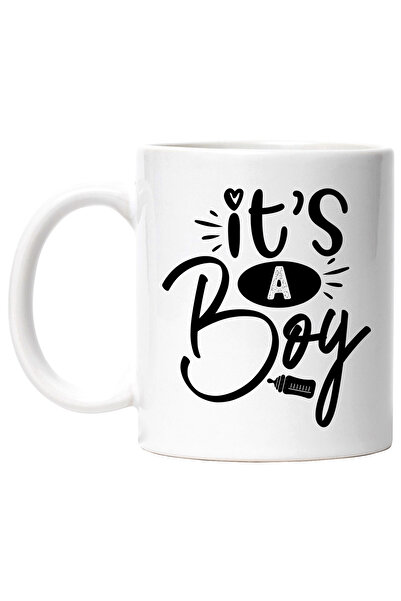 StoryGift Romania Cana Cu Mesajul In Engleza "it's A Boy" - E Un Baietel Bibe...