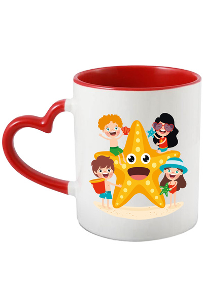 StoryGift Romania Cana Cu Stea De Mare, Nisip, Plaja, Copii, Scoica, Galetusa...