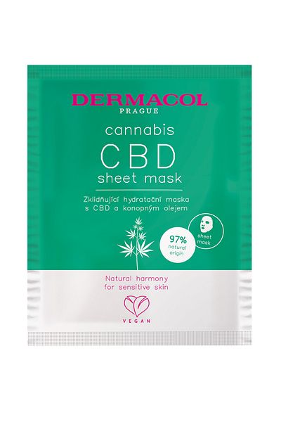 Dermacol Cannabis CBD sheet mask