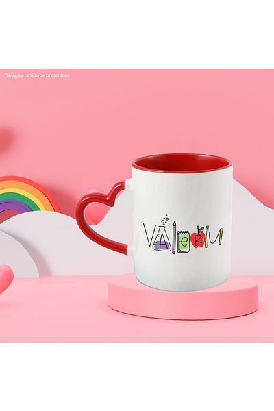 StoryGift Romania Mug With the Name Valeriu, and Funny Message, Curious, Sociable, Galagio, 330ml, Wax, With,STG.