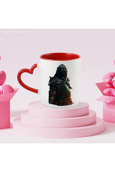 StoryGift Romania Mug With Scary Soldier, Horror, Sharp Armor, Ceramic, 330ml, with Handle I, With, STG.